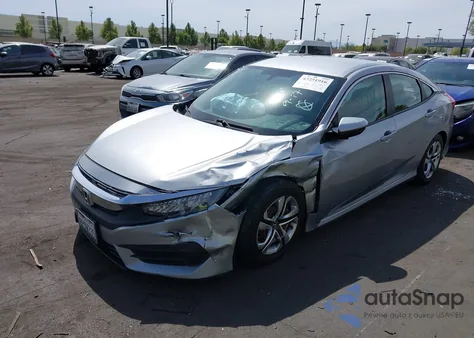 2017 Honda Civic Lx from USA, damaged, VIN 19XFC2F51HE009096